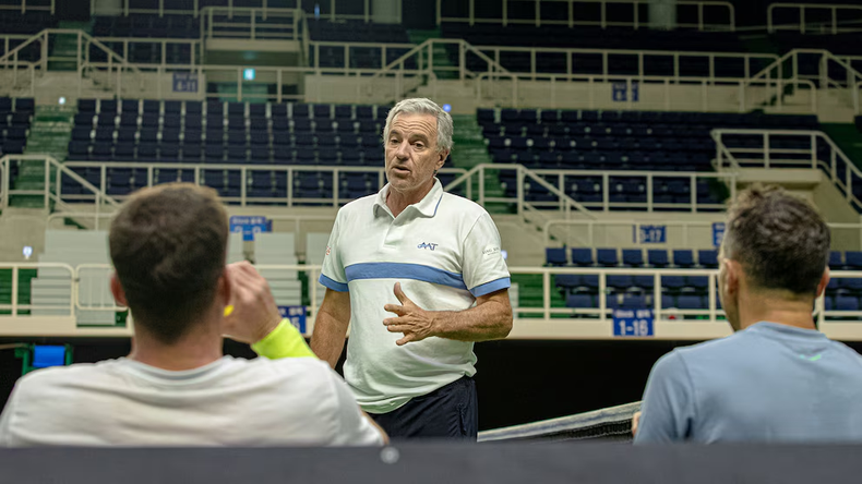 Javier Frana, entrenador de Argentina.
