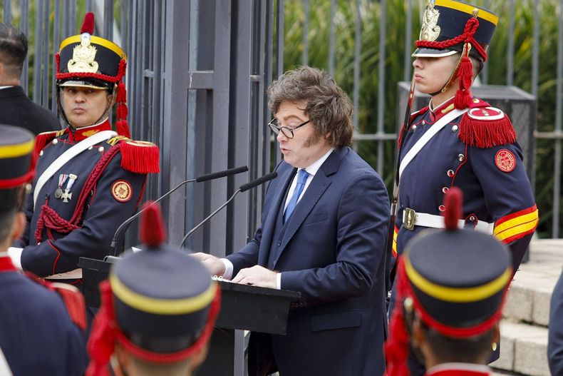 Javier Milei homenajeó a San Martín: Su gesta es una fuente permanente de inspiración para todo mi Gobierno