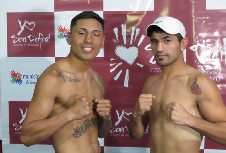 19 Brian Núñez y Joel Arena, pelean ésta noche por el título mendocino súper ligero. Viernes 06 12 19