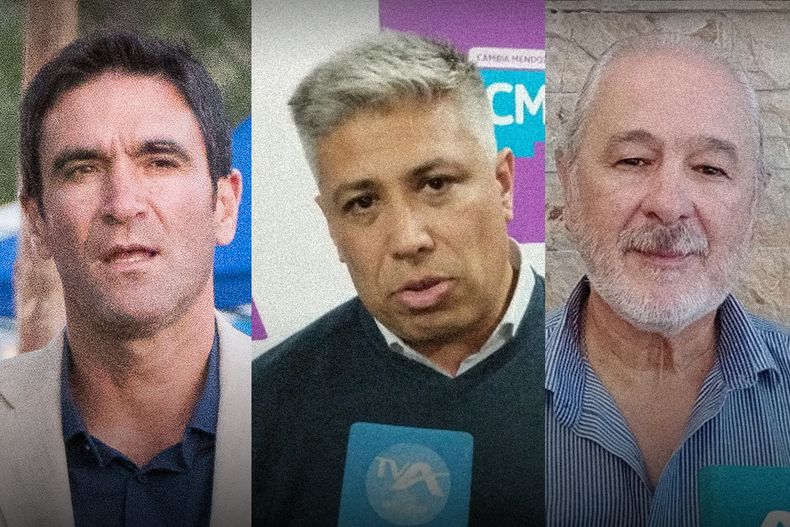 Los tres intendentes del Valle de Uco que asumen este viernes.