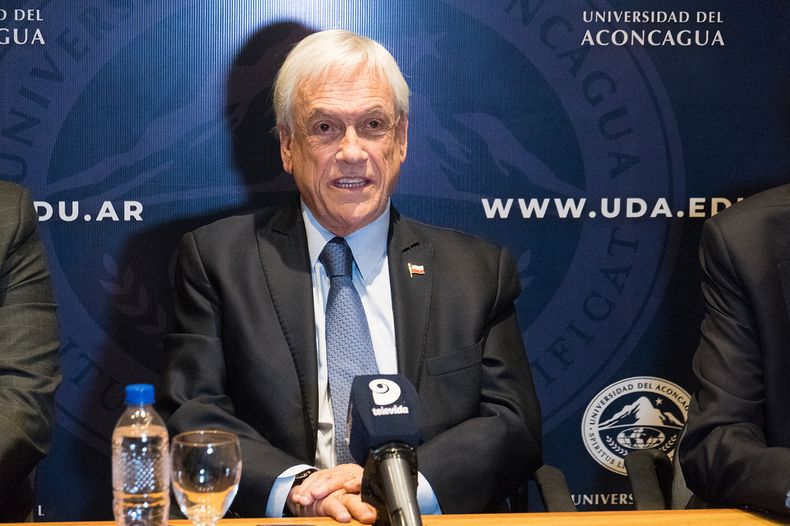 El exmandatario chileno, Sebastián Piñera, estuvo en la provincia de Mendoza en septiembre. Ahí confirmó su apoyo a Milei y habló sobre la integración regional.