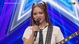 Nadya Mayorga en Got Talent Argentina 2023.