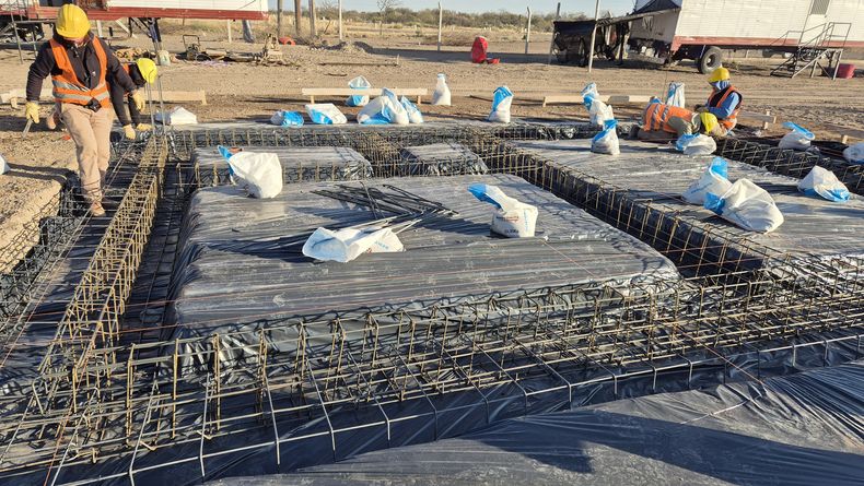Avanza la construcción del acueducto Monte Comán-La Horqueta