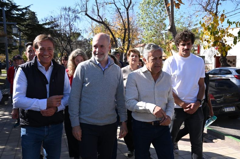 Horacio Rodríguez Larreta, Mendoza, Alfredo Cornejo, Rodolfo Suarez, Natalio Mema