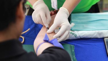 Donación de sangre en el Valle de Uco.