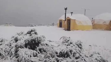 Nieve en Valle Hermoso (Gentileza Ramón Reveco).