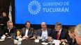 El ministro de Economía, Sergio Massa, junto al gobernador de Tucumán, Jorge Manzur.