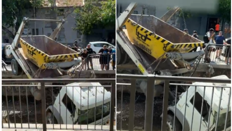 Como consecuencia del impacto, el camionero sufrió diversas heridas y fue asistido en el lugar