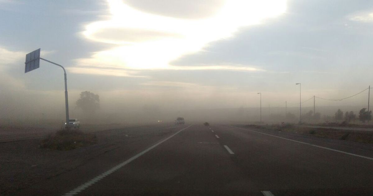 Alerta amarilla en Mendoza por viento Zonda y nevadas en alta montaña