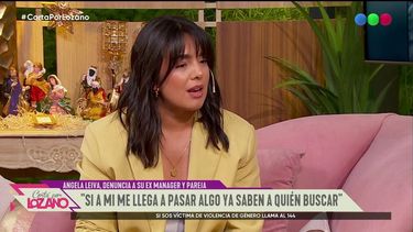 Ángela Leiva contra su ex: Si a mí me llega a pasar algo, ya saben a quién buscar.