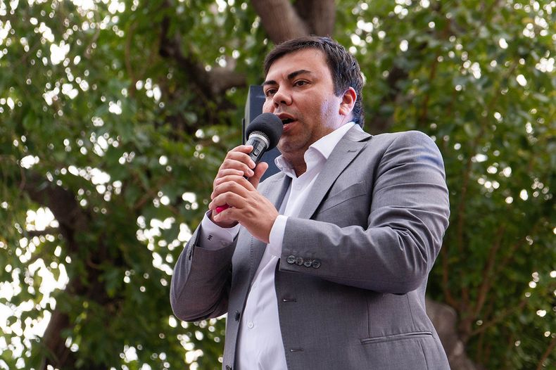 El intendente lasherino buscará un segundo mandato en 2027.
