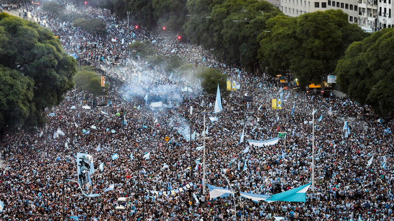 Cambios en el recorrido de la caravana de la selecci n argentina