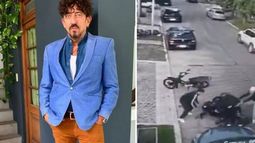 Video: a los golpes, Alejandro Huevo Müller intentó evitar el robo de su moto