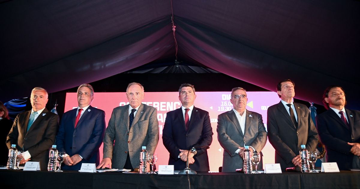 Mendoza reúne a los gobernadores de la mesa del cobre en su primera ...