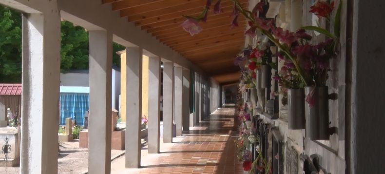 Interior del Cementerio de San Carlos