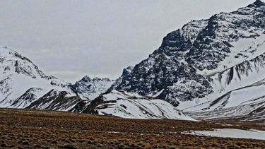 importante acumulacion nivea en algunos sectores de la cordillera malargüina
