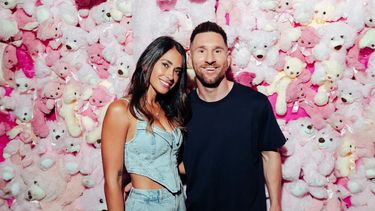 Lionel Messi y Anto Roccuzzo.