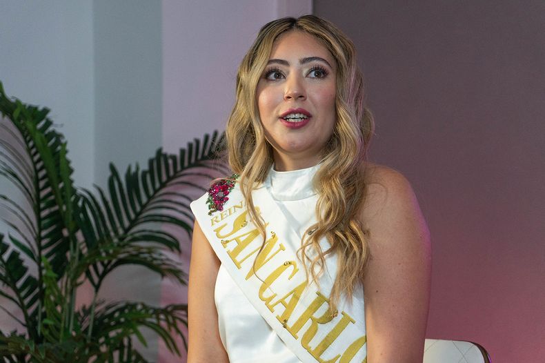 La reina departamental, Virginia Gómez sufrió destrato en un programa radial mendocino.&nbsp;