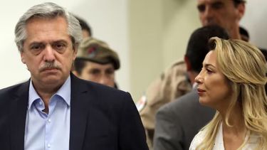 Alberto Fernández y Fabiola Yañez.