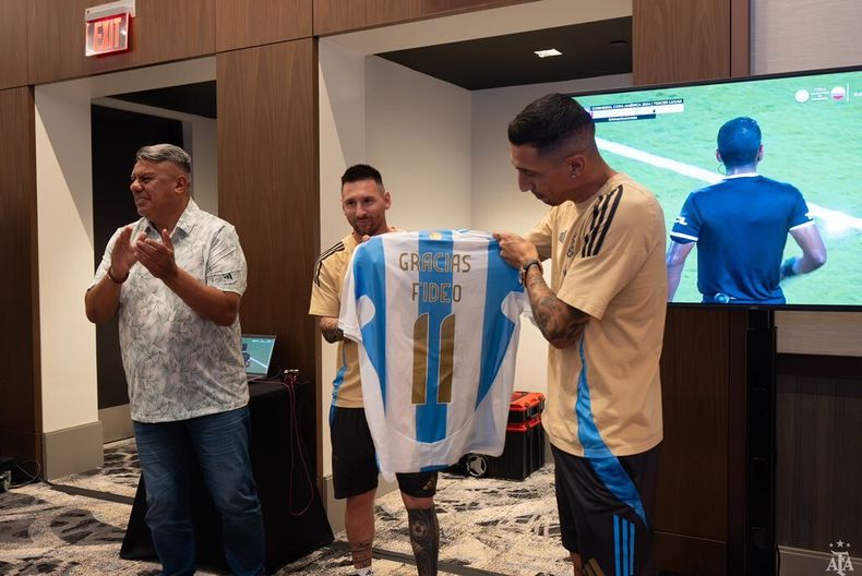 La Copa América la última función de Angelito.