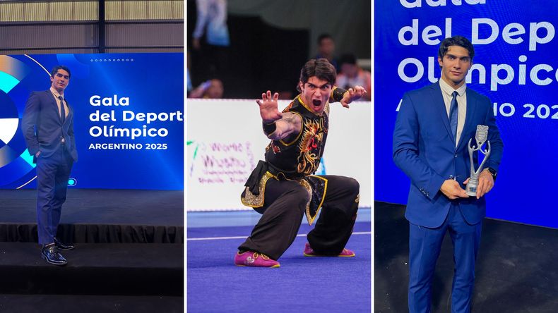 El mendocino Jorge Tahan fue reconocido por el COA durante la Gala del Deporte Olímpico Argentino por su desempeño en Wushu Kung Fu.