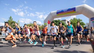 Deporte y solidaridad en el Parque General San Martín. Deporte y solidaridad en el Parque General San Martín.
