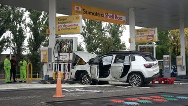 Tiago Palacios, flamante campeón de la Copa de la Liga con Estudiantes de La Plata, chocó contra un surtidor de nafta luego de los festejos, dió positivo en alcoholemial. Foto: NA