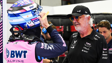 Flavio Briatore comanda al Alpine Team.