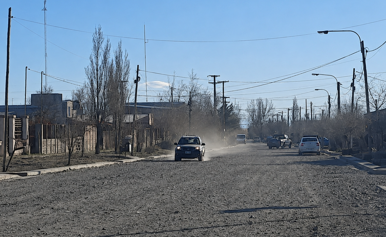 Calles al suroeste de Malargüe.