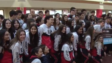 Los chicos de la Escuela de Agricultura ganaron el medio millón de pesos.