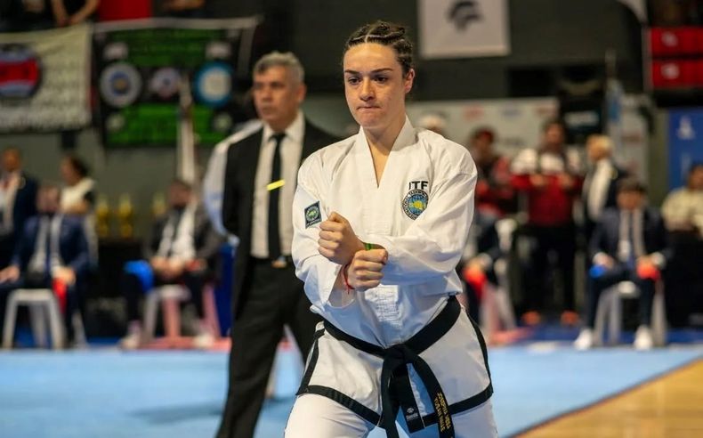 Josefina Mesa, orgullo mendocino y campeona mundial de Taekwondo, va por un nuevo sueño en Italia 2025.