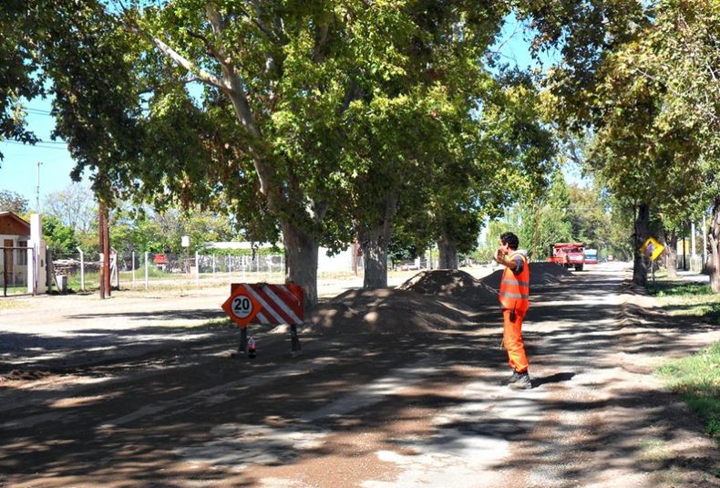 Asfalto en Luján