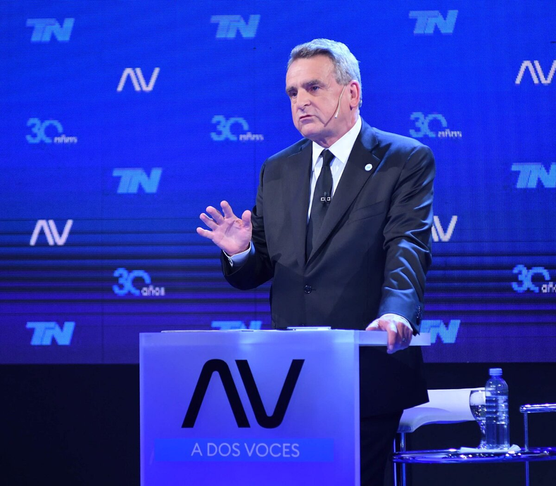 Agustín Rossi, enfático en defender las cifras de la creación de  nuevos empleos en el debate de los candidatos a vicepresidente.