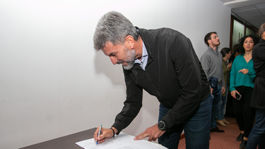 Ulpiano Suarez participó de la presentación del programa Mendoza Futura