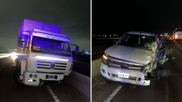 Manejaba en zigzag, chocó contra un camión y se dio a la fuga en Luján de Cuyo Manejaba en zigzag, chocó contra un camión y se dio a la fuga en Luján de Cuyo