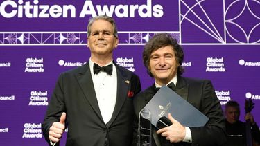 El líder libertario fue distinguido en Estados Unidos.