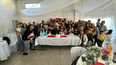 Toda la familia festejo los 103 años de la abuela María.