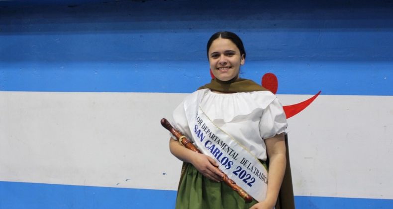 Gabriela Micaela González, Flor de la Tradición 2022 de San Carlos