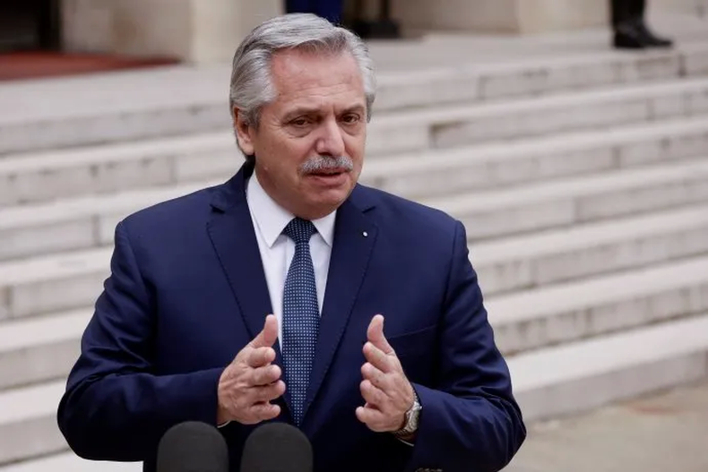 Fernández, entre el cambio climático y la toma de juramento a Maggiotti.