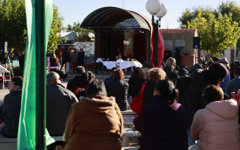 San Expedito se celebró en Monte Comán.