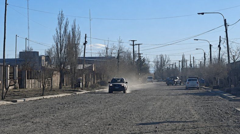Calles al suroeste de Malargüe.