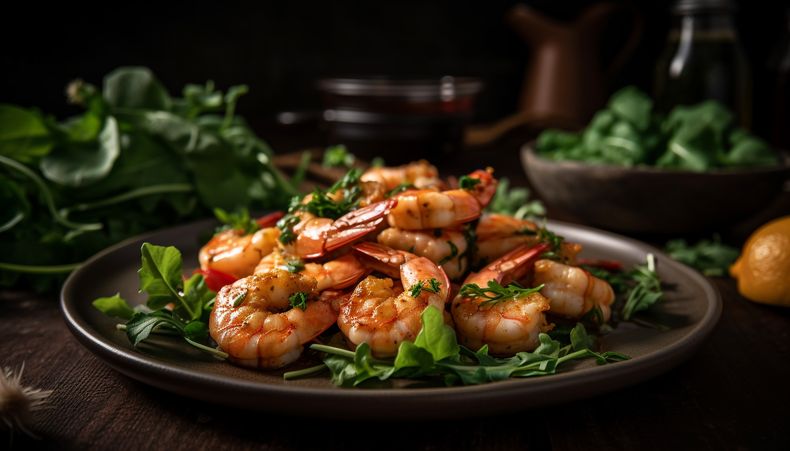 Pulpo, camarones y otros mariscos, entre los platos típicos en los restaurantes de Chile.