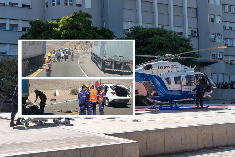 Alta Montaña: tres turistas heridos, dos de ellos graves, tras un terrible accidente vial.