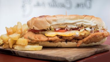 Sándwich de milanesa.