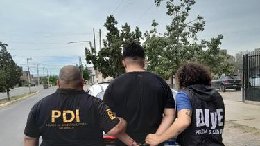 Matias Morales fue detenido en San Juan por la Policía de Mendoza