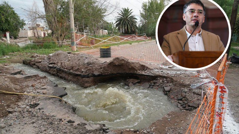 Marcos Calvente exige soluciones a Aysam por los desbordes cloacales en Guaymallén