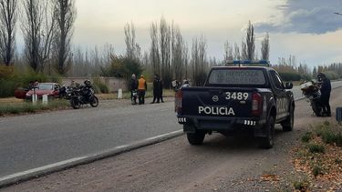 Accidente sobre Ruta Nacional 40, Malargüe.