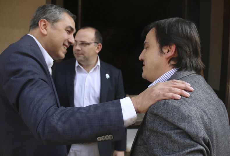 Enrique Vaquié en Los Toneles,reunión del Consejo Federal Agropecuario