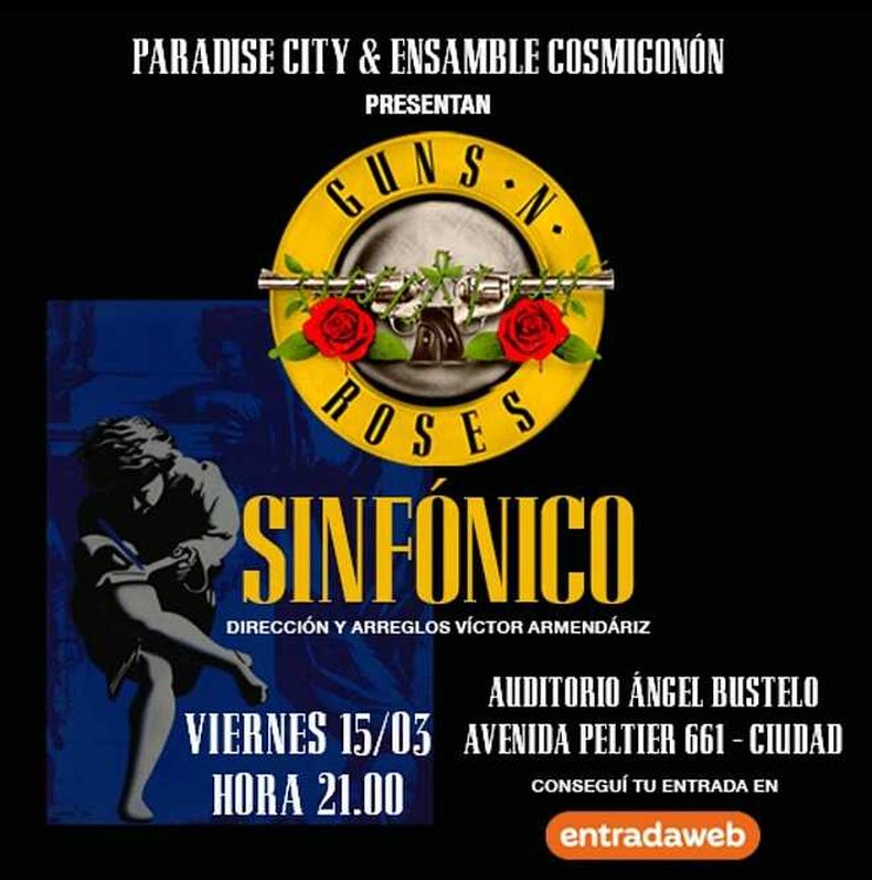 Guns N Roses sinfónico en el Auditorio Ángel Bustelo.