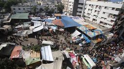 El hospital Al Shifa, el más importante de Gaza.